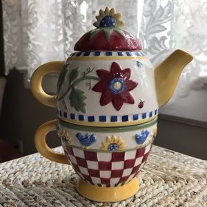 Whimsical Stacked Tea Set
